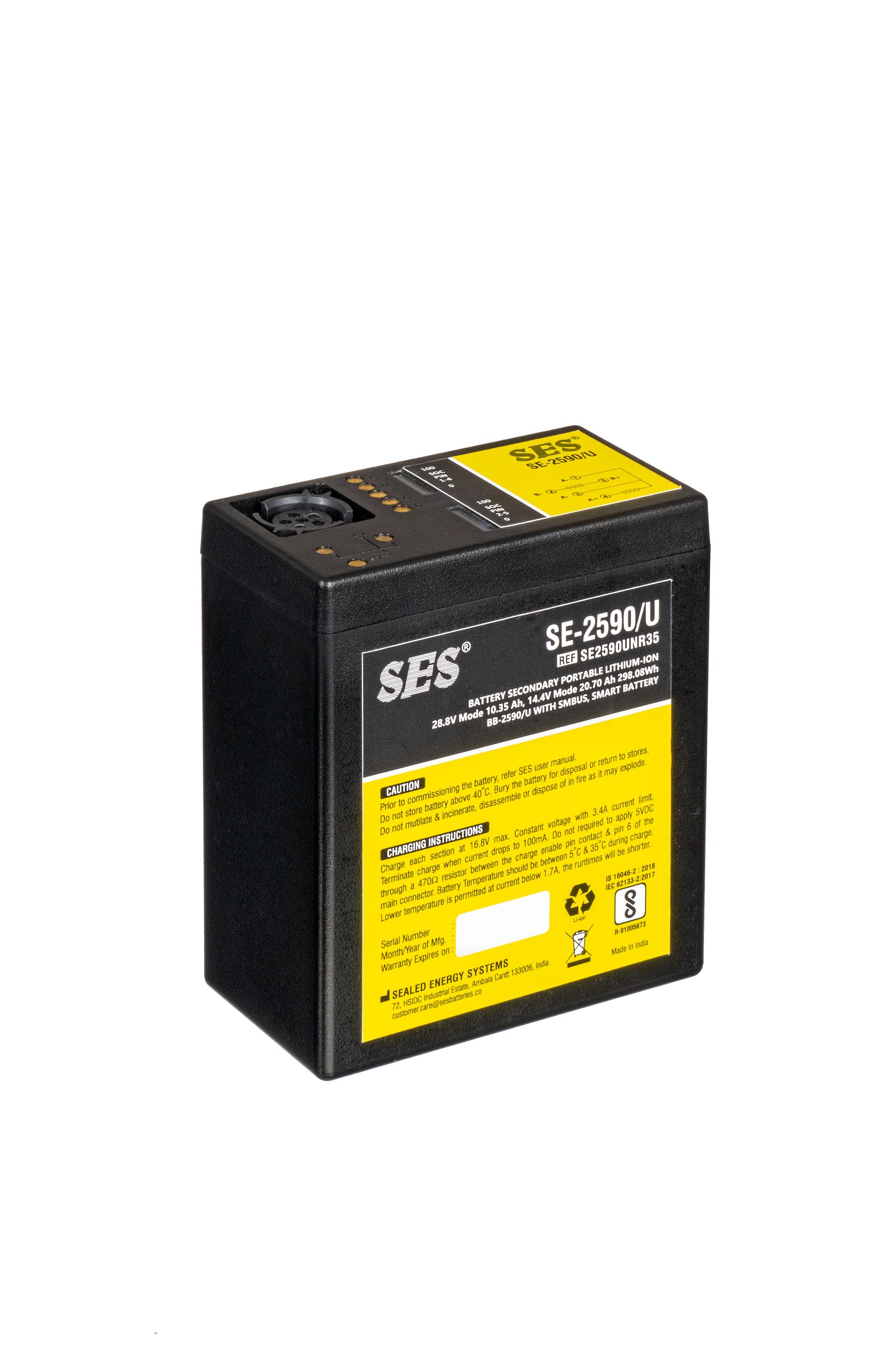 14.4V 20.7Ah, 298Wh SE-2590/U